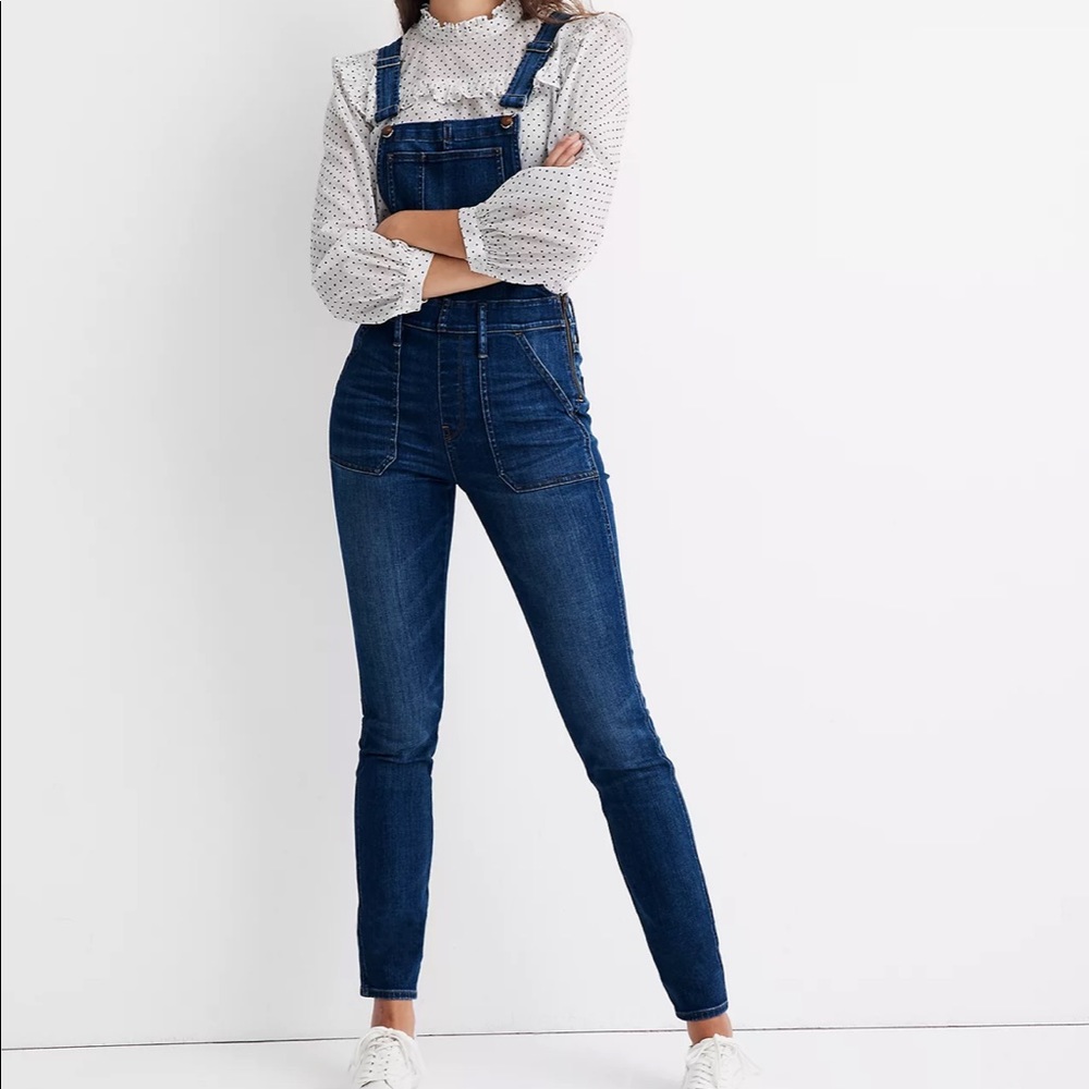 Madewell | USED - Petite Skinny Overalls in Groveland Wash